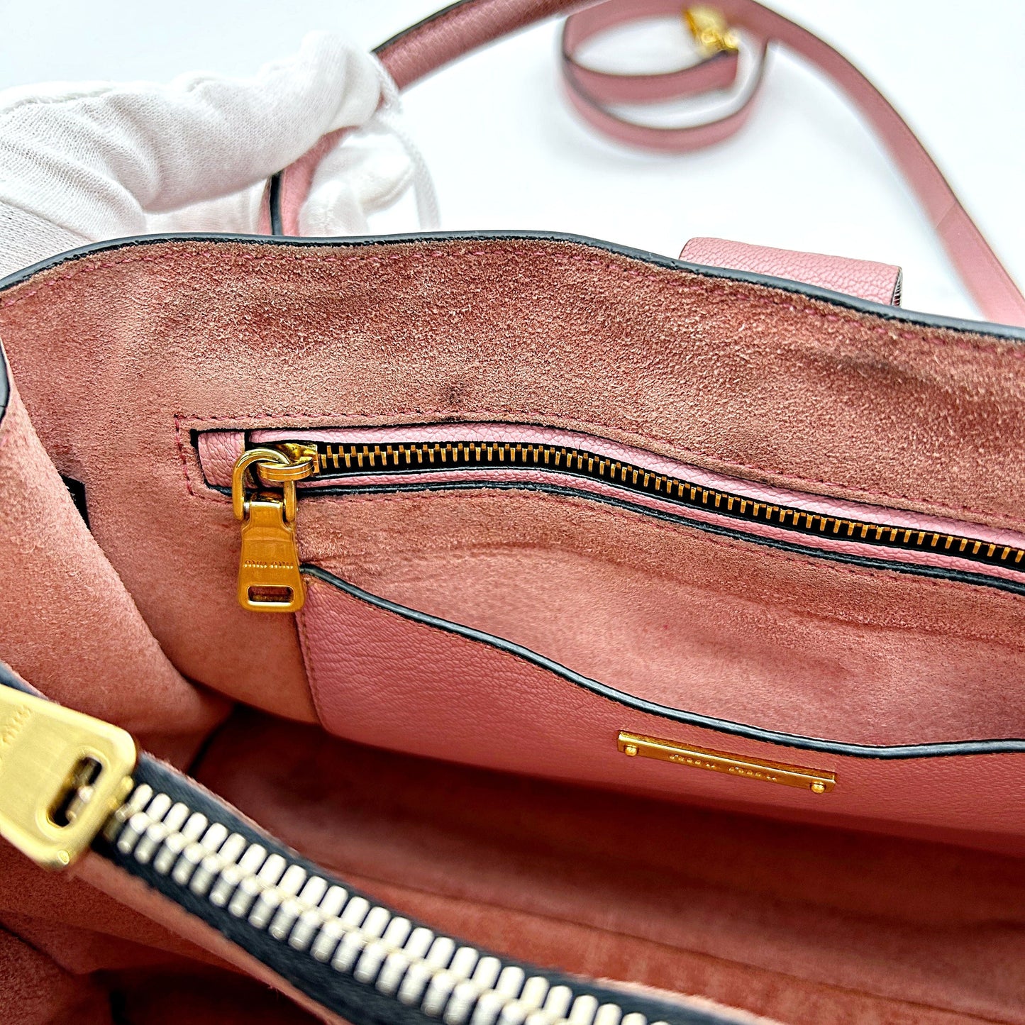 Miu Miu | Bags | Miu Miu Madras Tote Bag LA7542