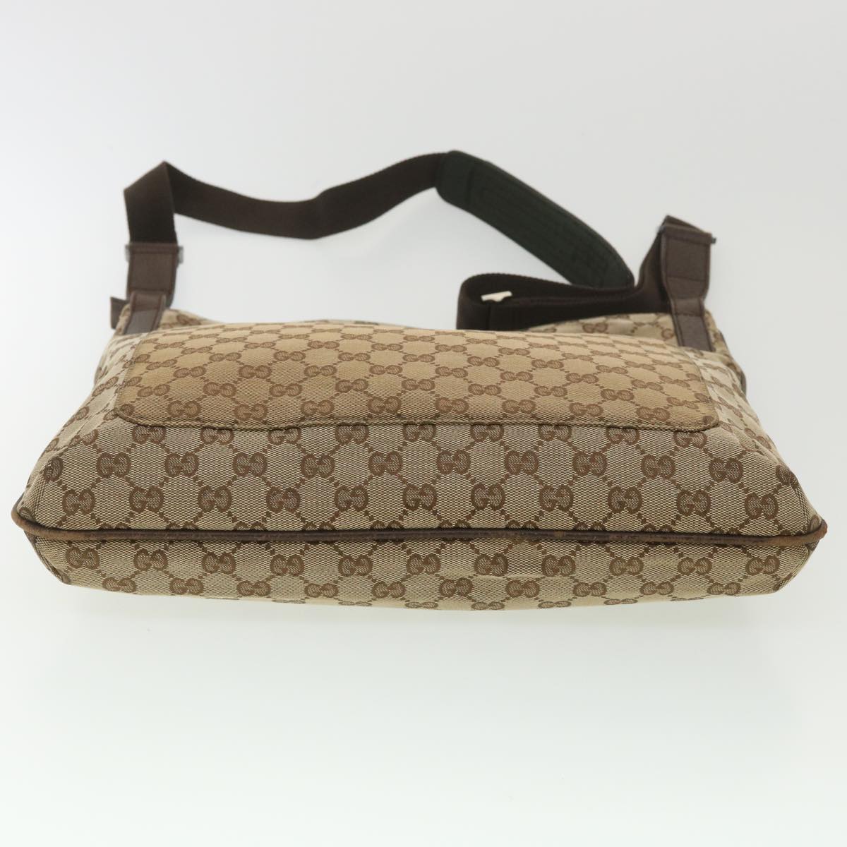 GUCCI GG Canvas Shoulder Bag Beige 122791  38436