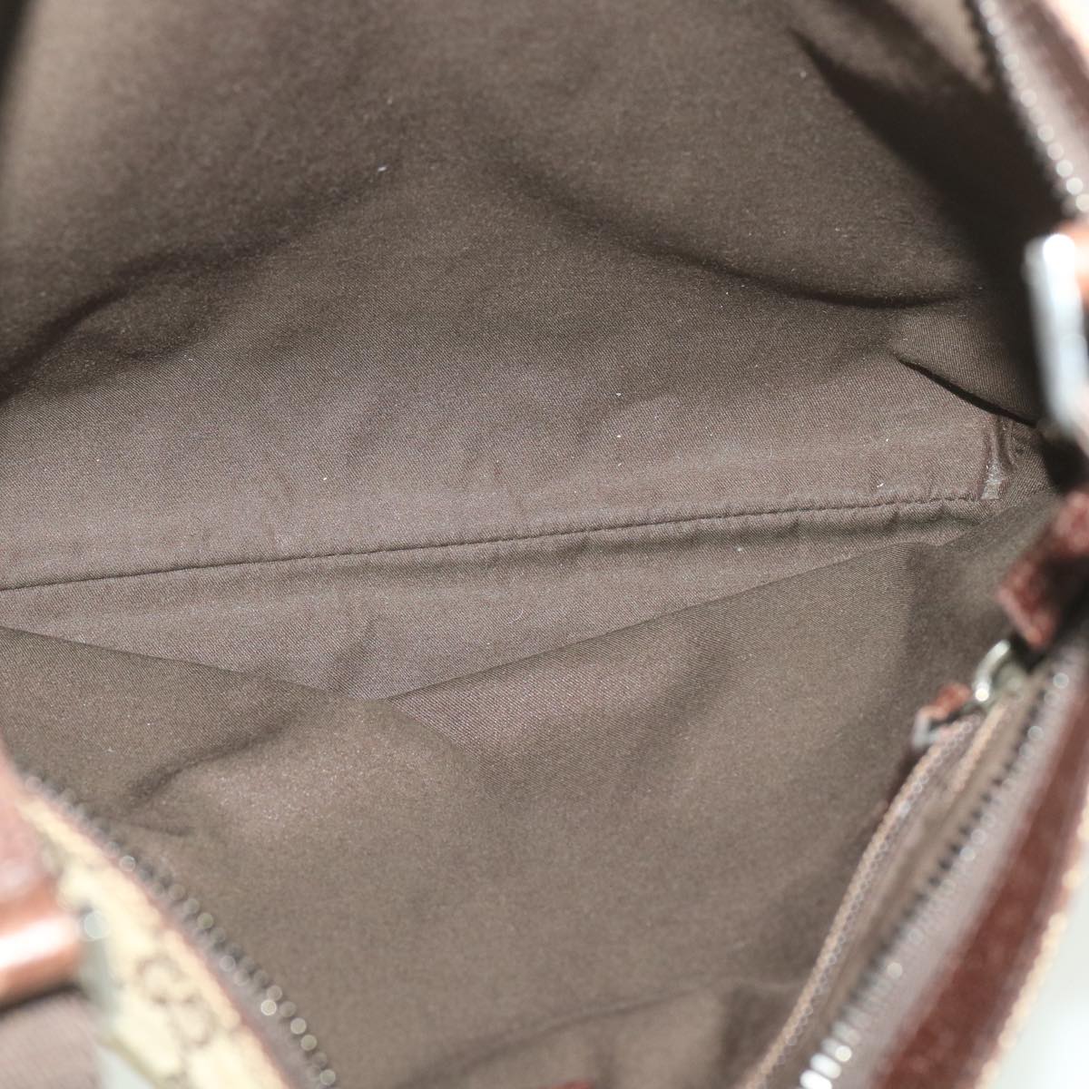 GUCCI GG Canvas Shoulder Bag Beige 122791  38436