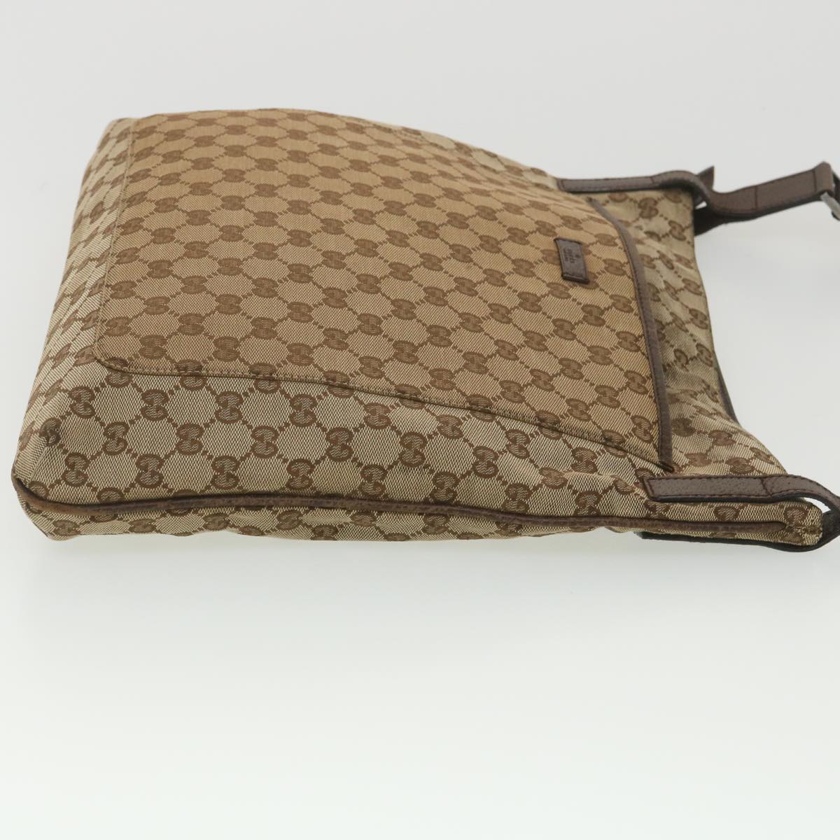 GUCCI GG Canvas Shoulder Bag Beige 122791  38436