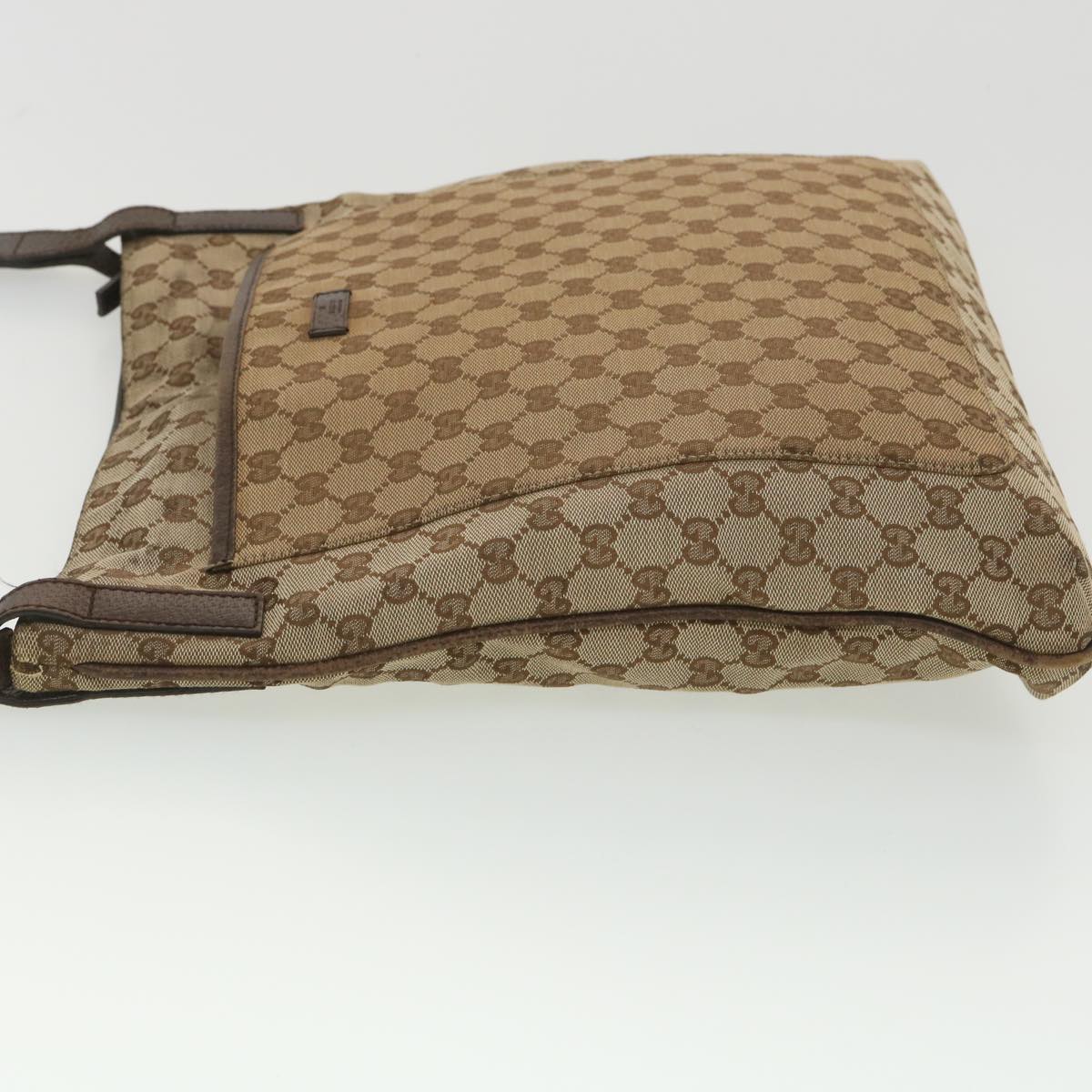 GUCCI GG Canvas Shoulder Bag Beige 122791  38436