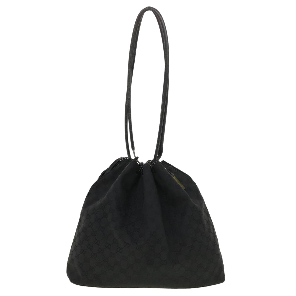 GUCCI GG Canvas Shoulder Bag Black 90640 002404  39133
