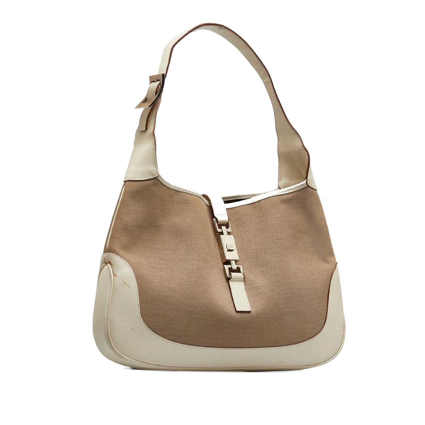 GUCCI Jackie Canvas Shoulder Bag