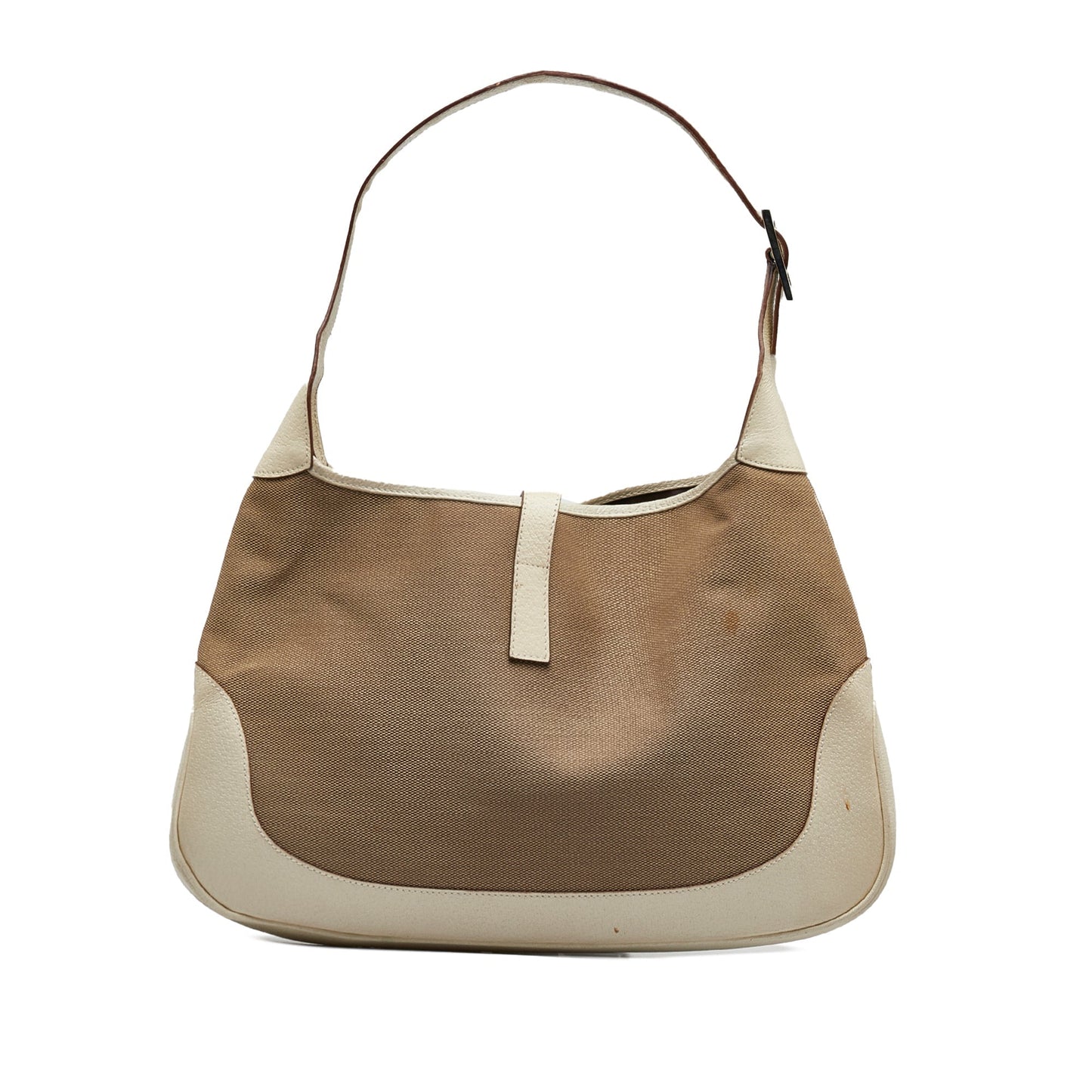 GUCCI Jackie Canvas Shoulder Bag