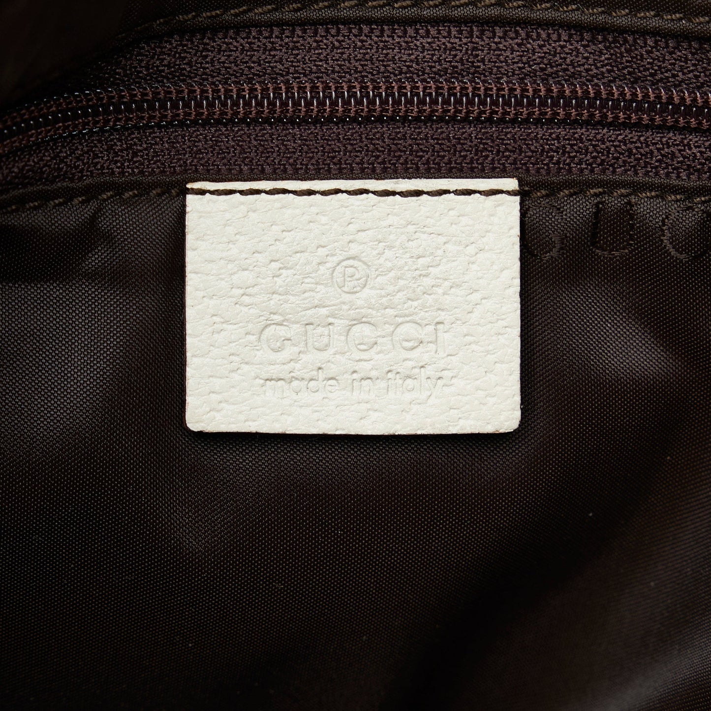GUCCI Jackie Canvas Shoulder Bag
