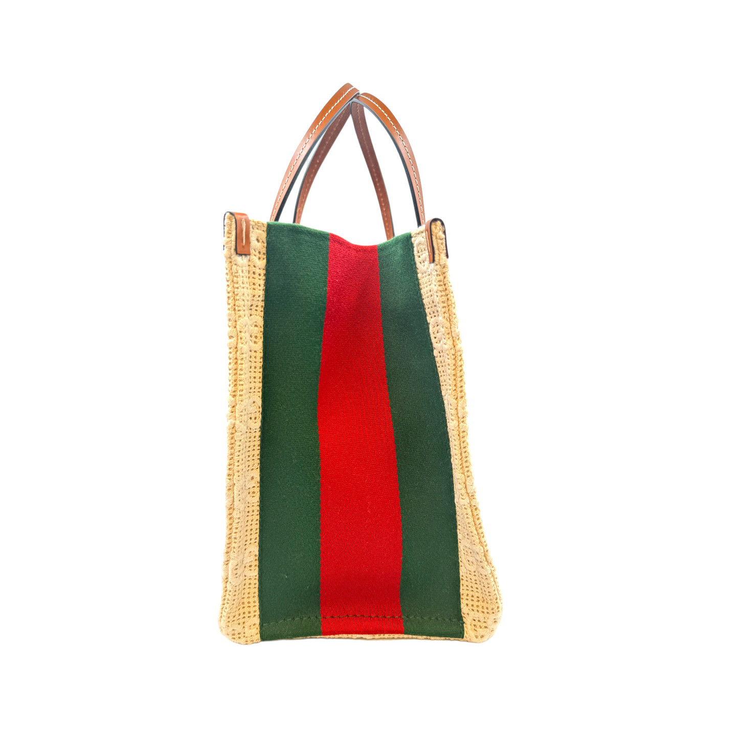 Gucci Tote Bag Brown Canvas