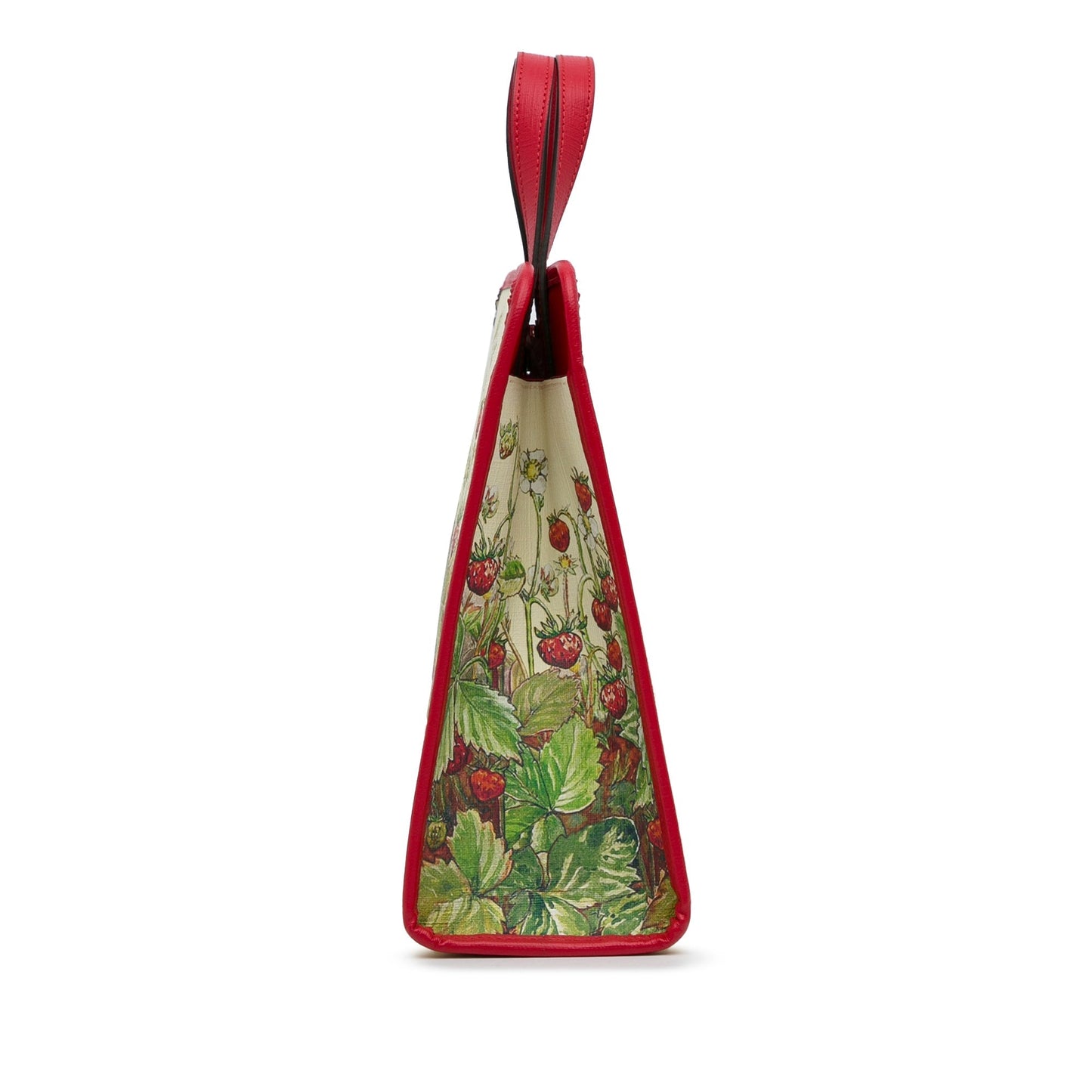 Red Gucci Kids Strawberry Fairy Tote Bag