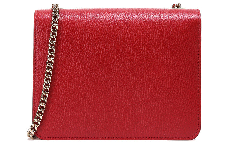 (WMNS) GUCCI Leather Organ Crossbody Bag Single Shoulder Bag Red 510304-CAO0G-6420