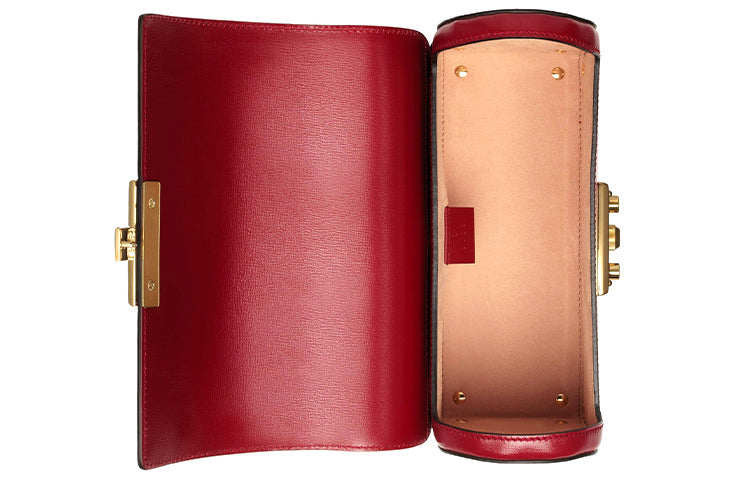 (WMNS) GUCCI Padlock Small-Sized Single-Shoulder Bag Red 603221-1DBRG-6438