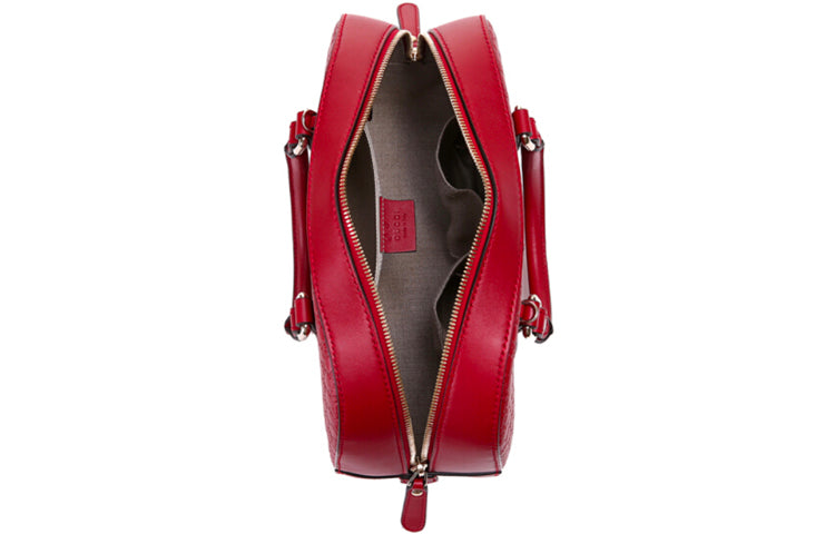 (WMNS) Gucci Logo Embossing Cowhide handBag Red Classic 510289-BMJ1G-6420