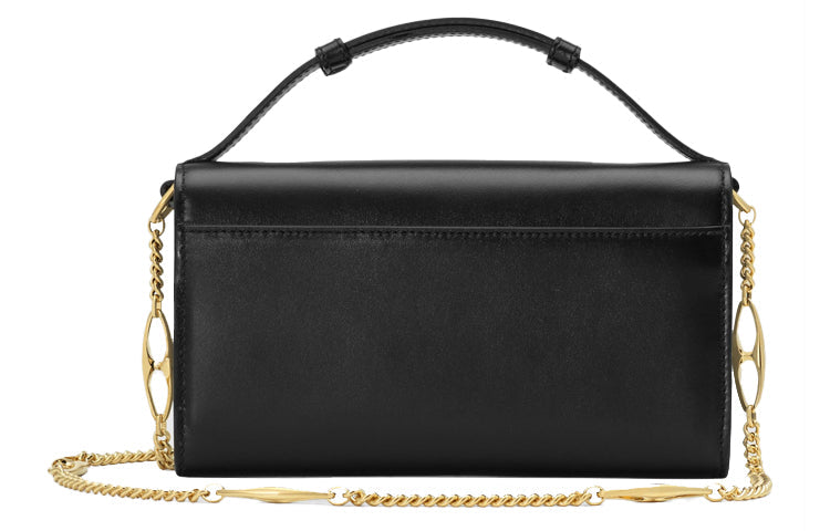 (WMNS) GUCCI Zumi Leather Shoulder Bag Black 564718-05J0X-1000