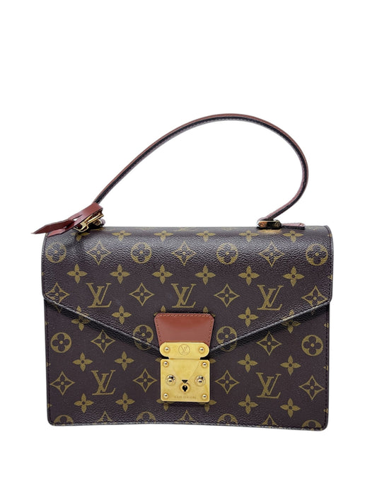 Louis Vuitton | Bags | Louis Vuitton Monceau 28 2way Shoulder Hand Bag Monogram Leather AG038O