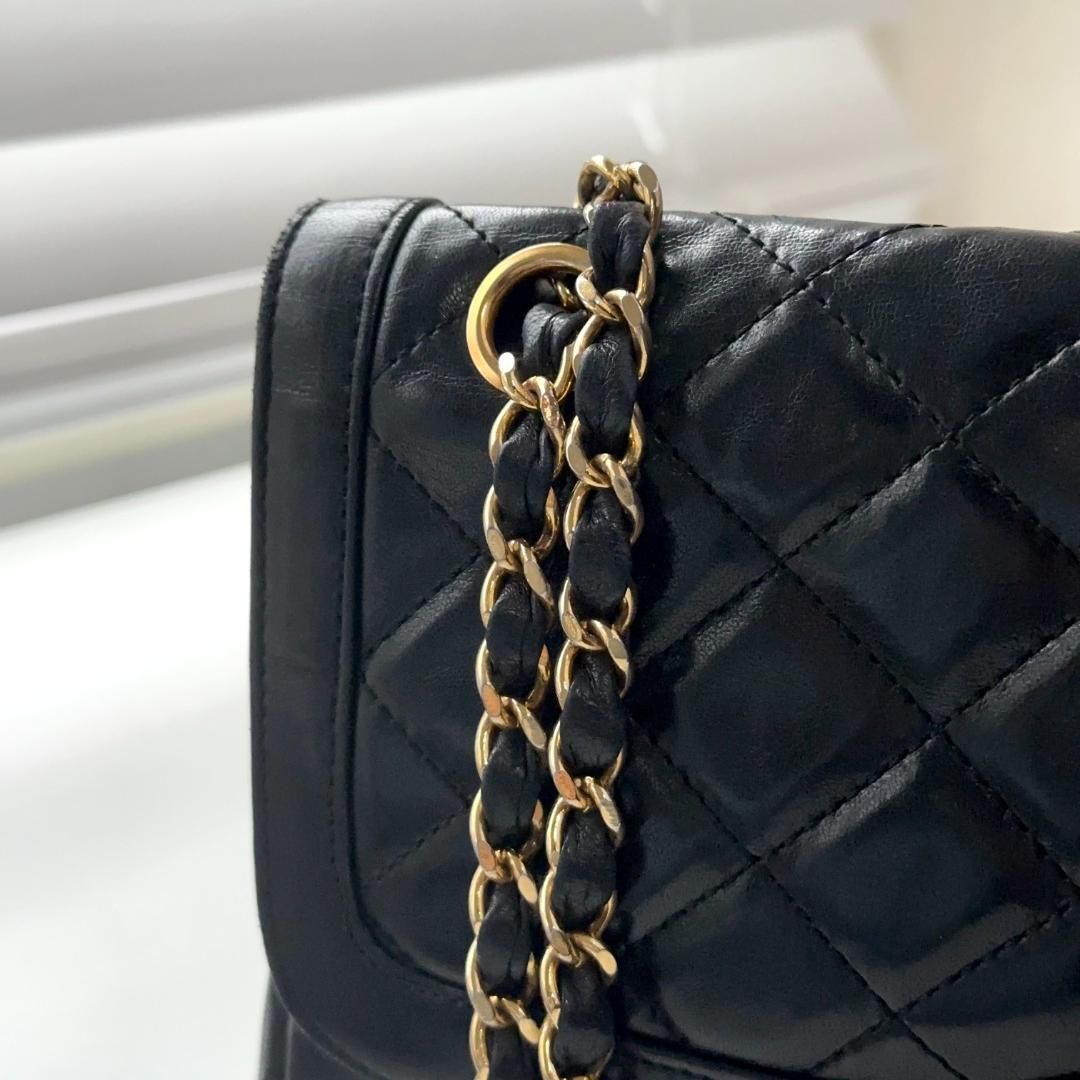 Chanel Small Paris Double Flap Bag - Black Shoulder Bags, Handbags MR