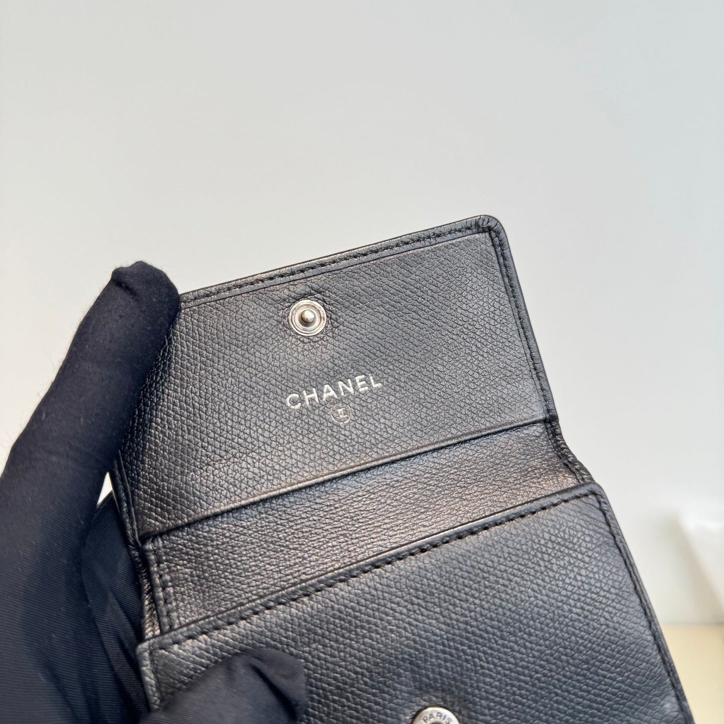 Ask for Bp💕Timeless/classique leather wallet Chanel Black in Leather 3224