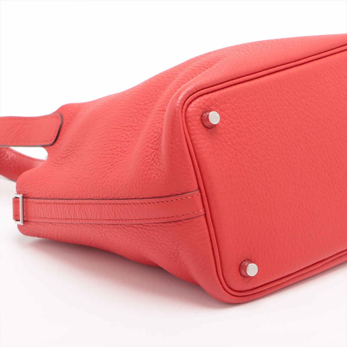 Hermes Picotin Lock PM Trion Claimance Rojo Silver  D:2019