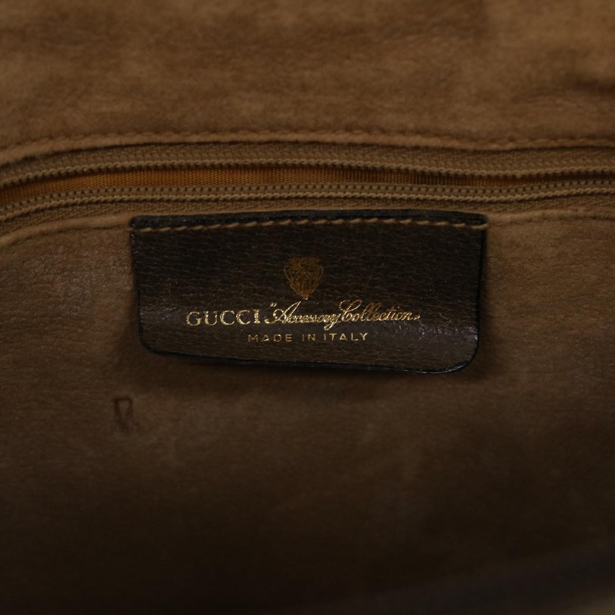 GUCCI GG Canvas Shoulder Bag PVC Leather Beige 41.02.058  43239