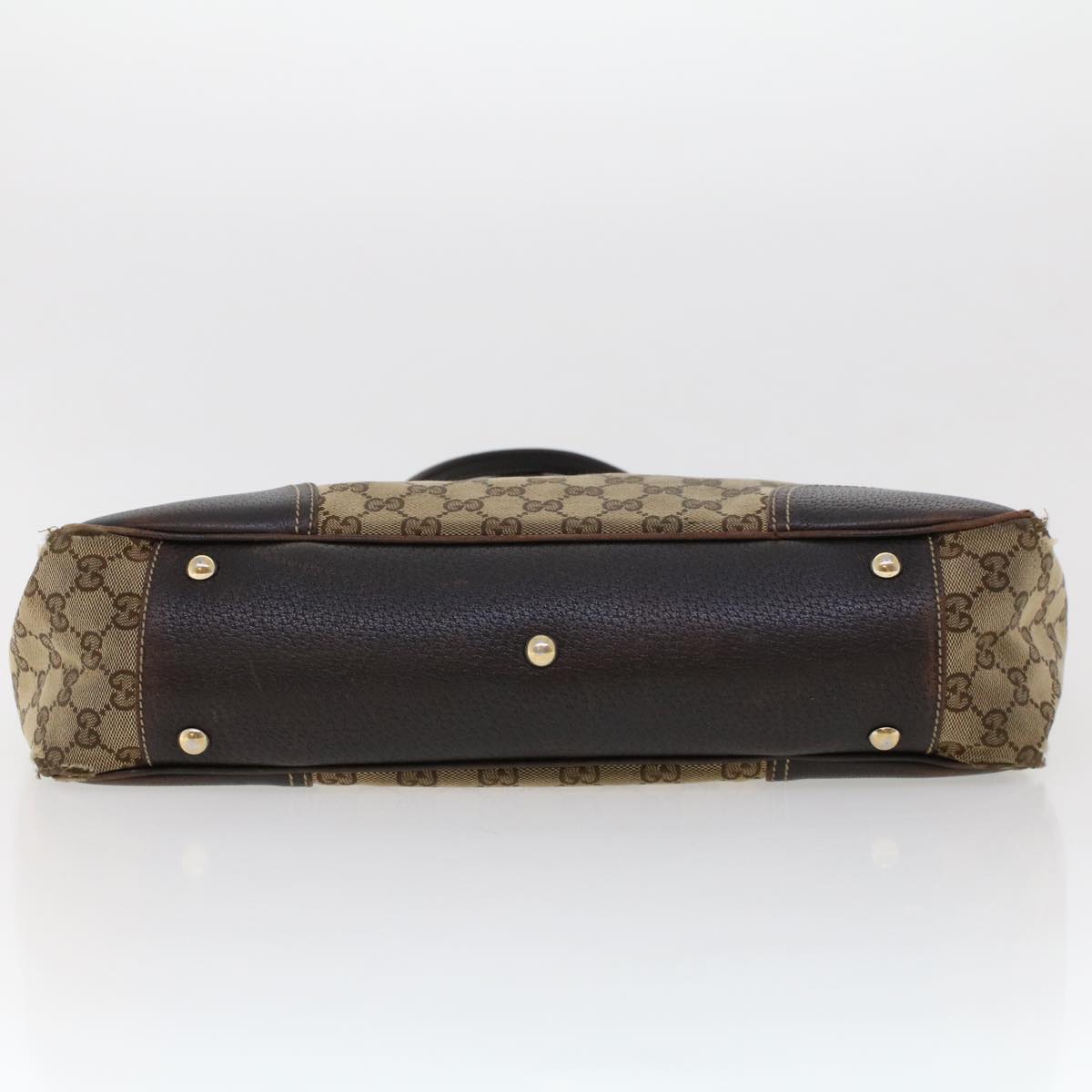 GUCCI GG Canvas Web Sherry Line Shoulder Bag Beige Red Green 163805  43883