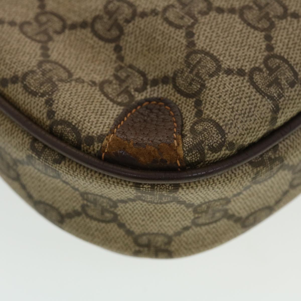 GUCCI GG Canvas Web Sherry Line Shoulder Bag Beige Red Green  43903
