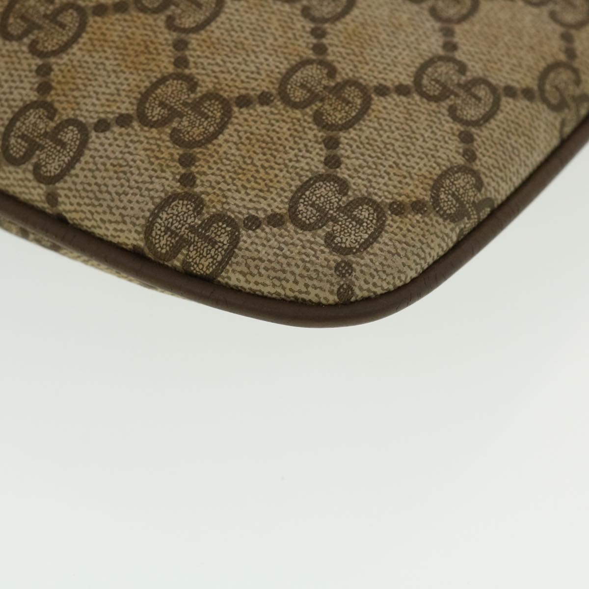 GUCCI GG Canvas Web Sherry Line Shoulder Bag Beige Red 904.02.047  44304