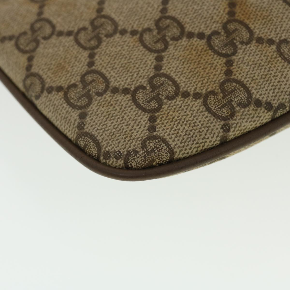 GUCCI GG Canvas Web Sherry Line Shoulder Bag Beige Red 904.02.047  44304
