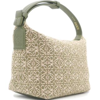 LOEWE Small Cubi Anagram Jacquard Canvas Shoulder Bag