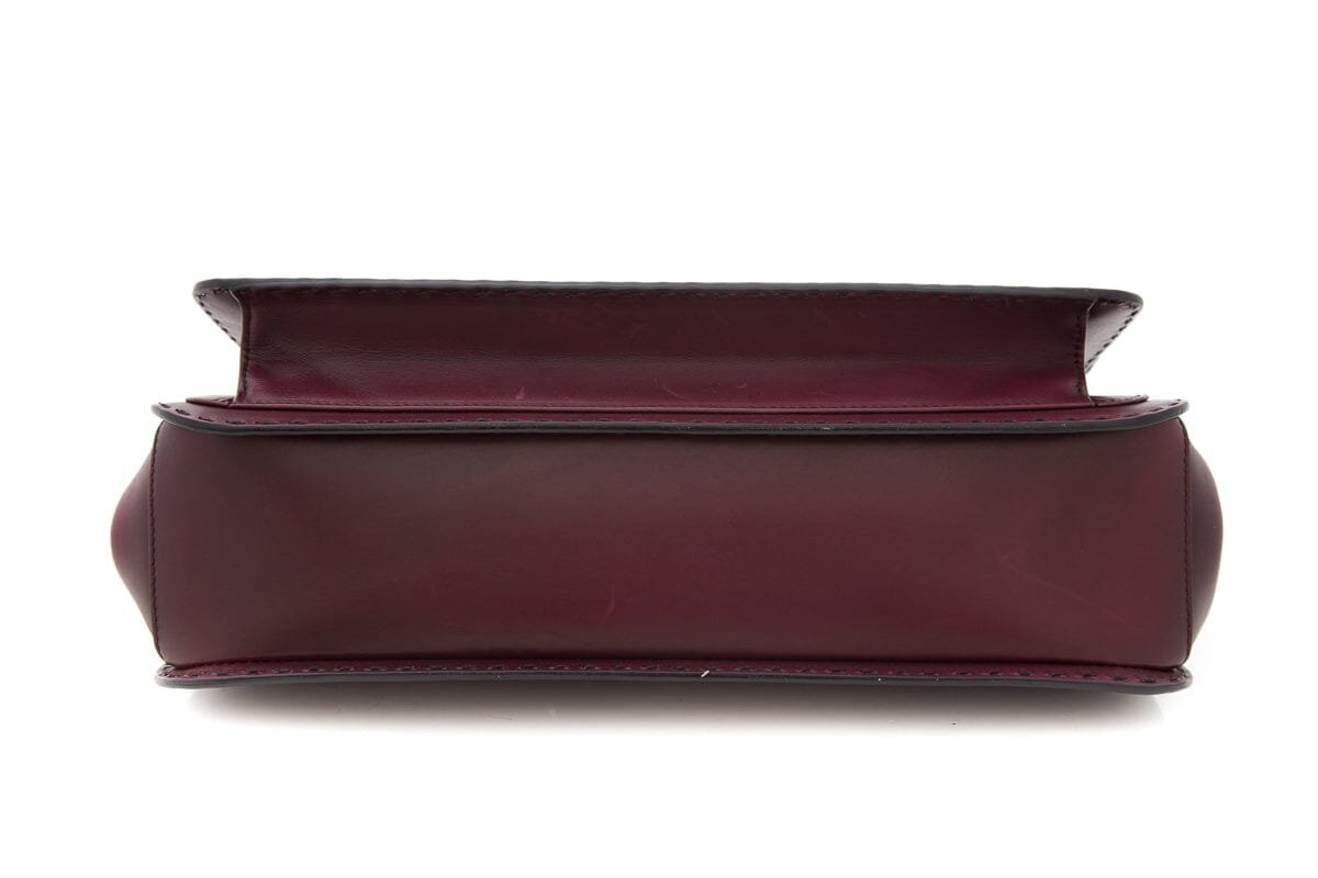 Gucci Vintage Maroon & Gold Tom Ford Era Handbag