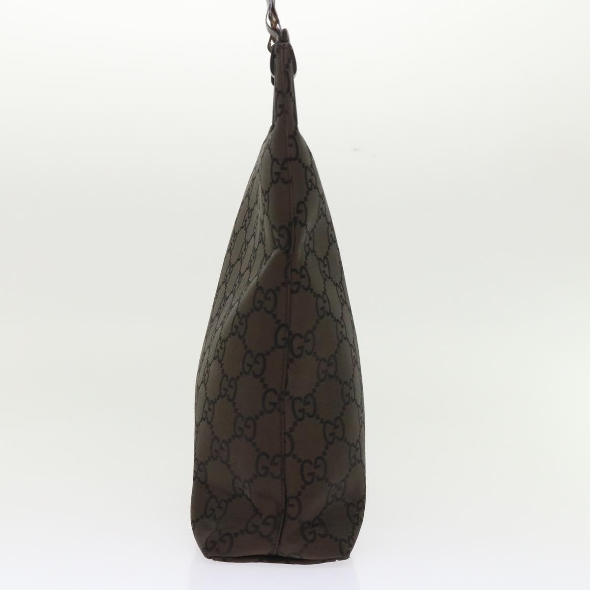 GUCCI GG Canvas Shoulder Bag Nylon Brown 0013102  46114