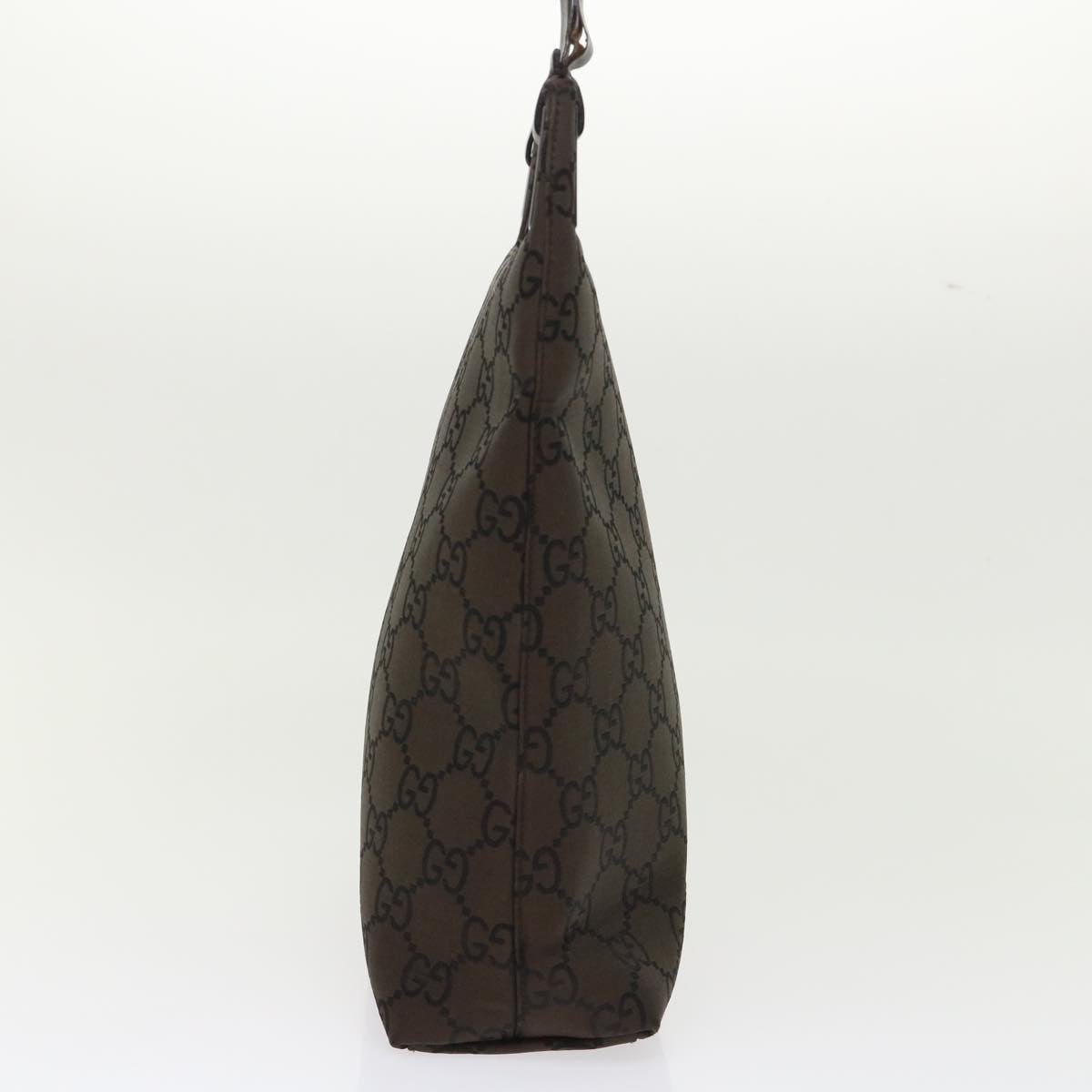 GUCCI GG Canvas Shoulder Bag Nylon Brown 0013102  46114