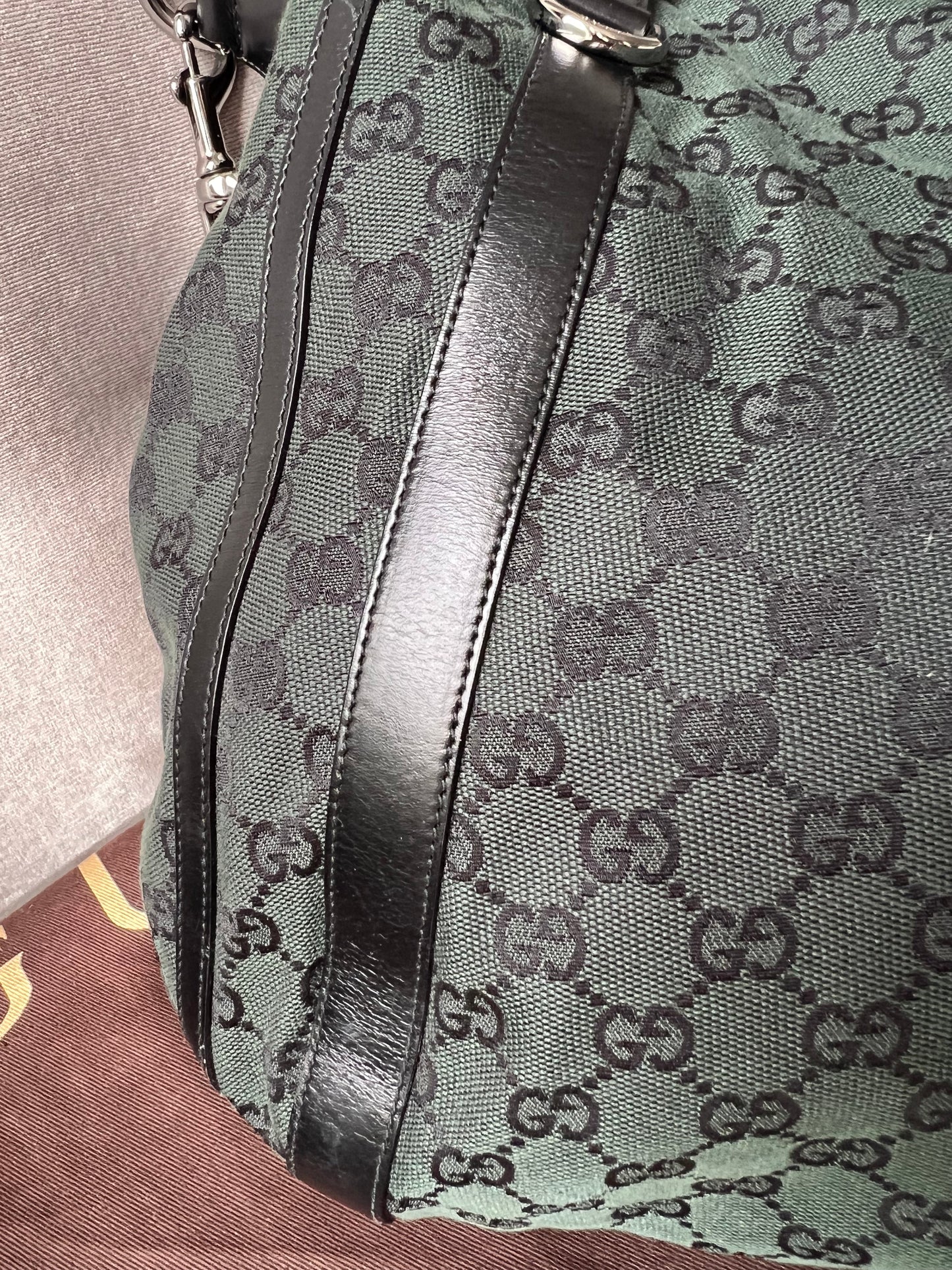 Gucci Abbey Convertible GG Canvas Tote