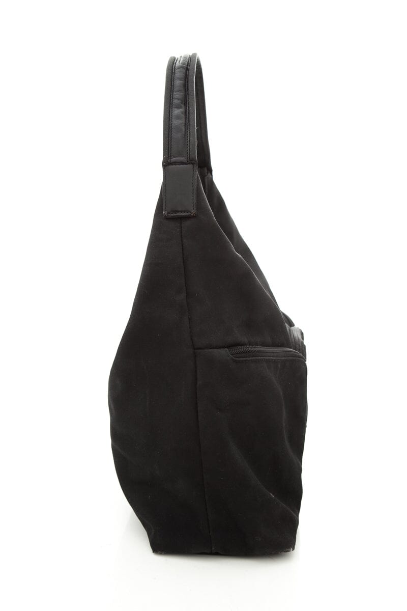 Gucci Vintage Black Triple Pouch Handbag