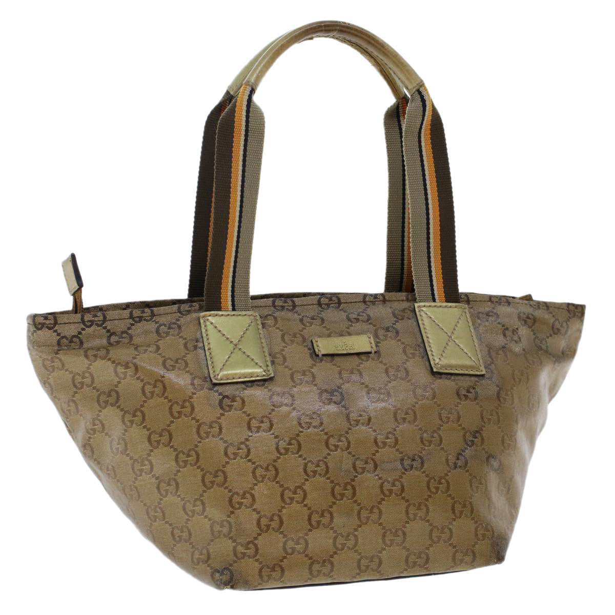 GUCCI GG Canvas Shoulder Bag Beige 131228  47214