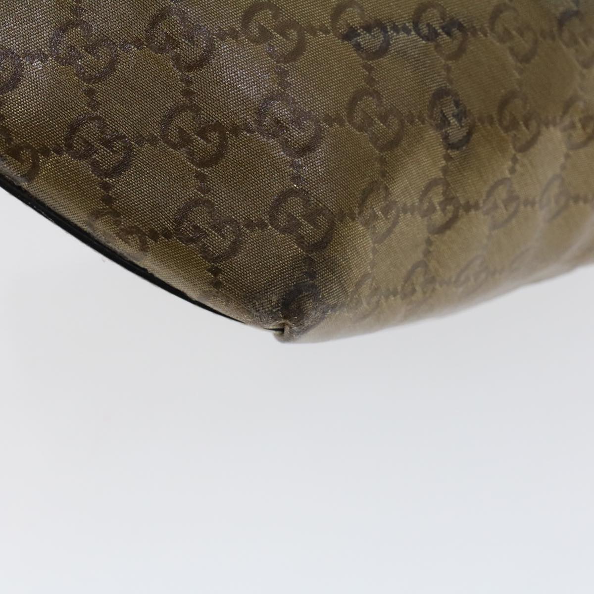 GUCCI GG Canvas Shoulder Bag Beige 131228  47214