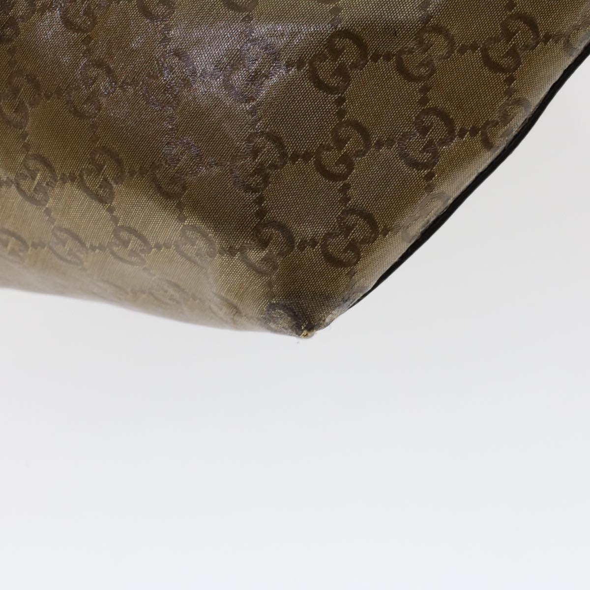 GUCCI GG Canvas Shoulder Bag Beige 131228  47214