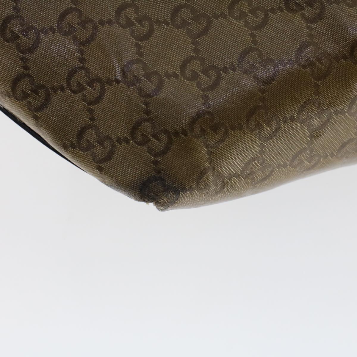 GUCCI GG Canvas Shoulder Bag Beige 131228  47214