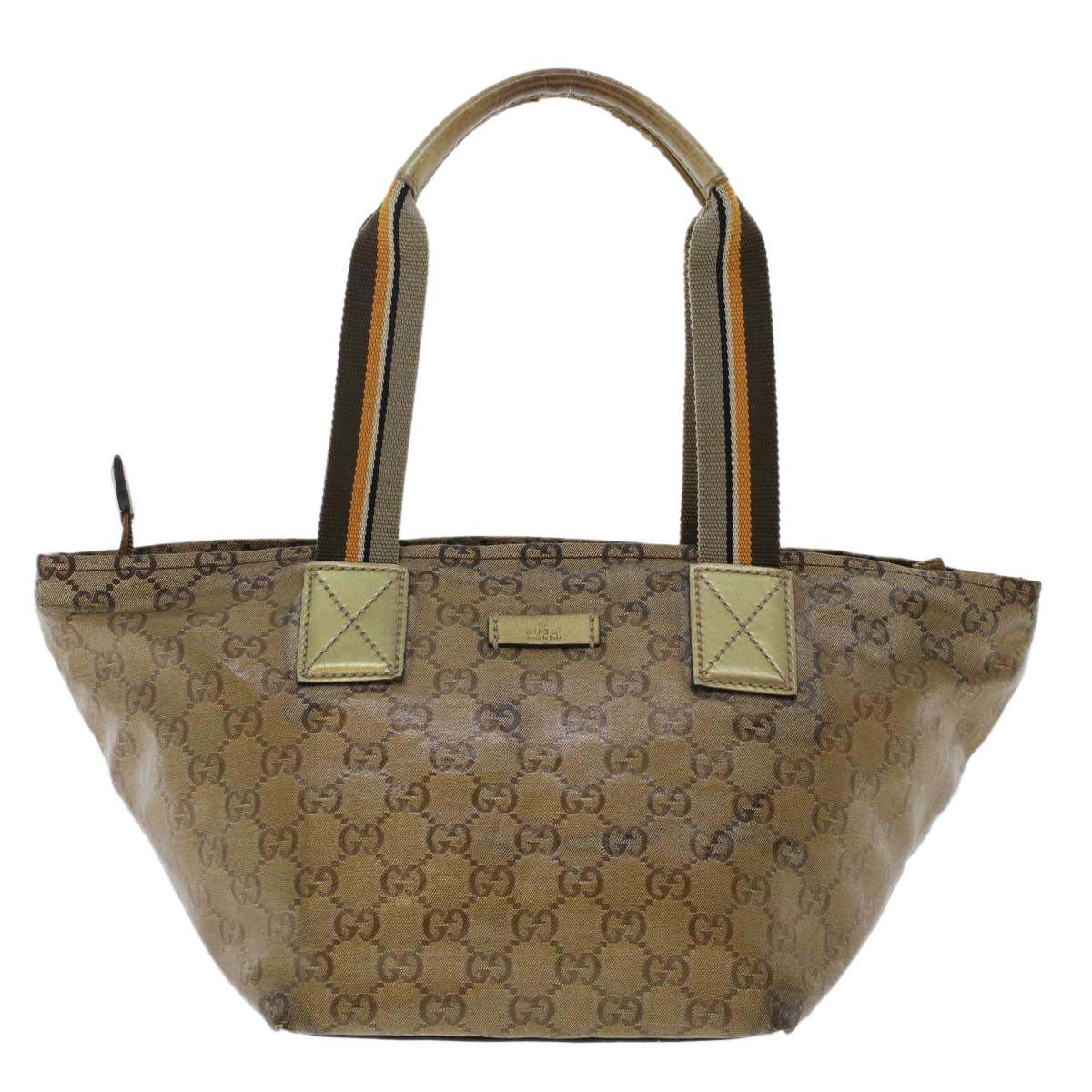 GUCCI GG Canvas Shoulder Bag Beige 131228  47214