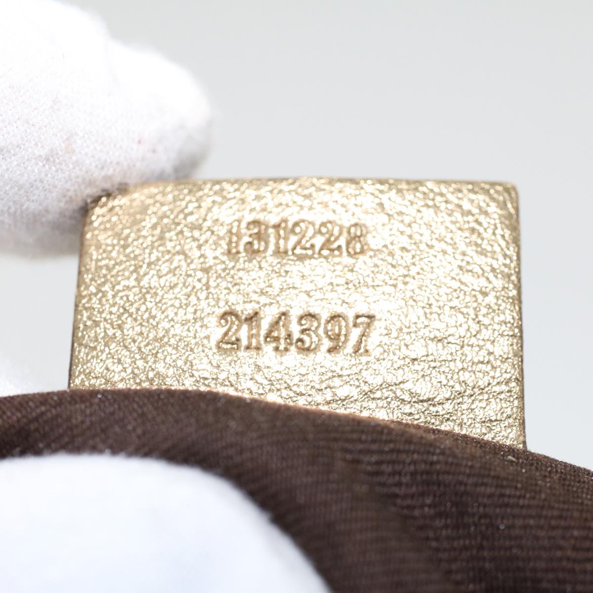 GUCCI GG Canvas Shoulder Bag Beige 131228  47214