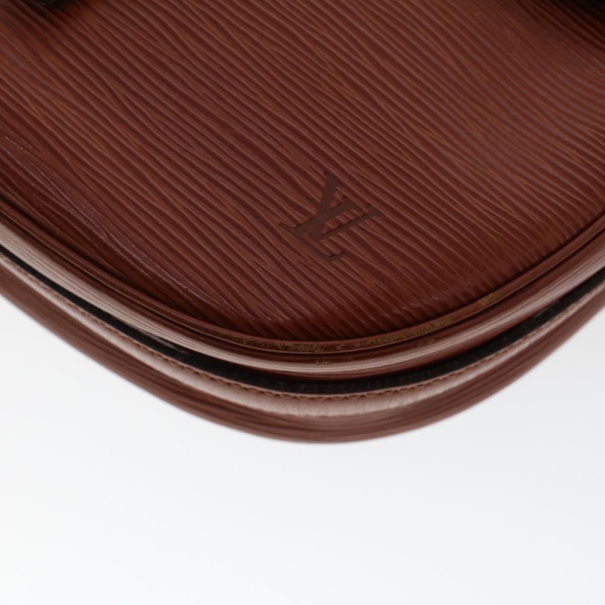 LOUIS VUITTON Epi June Feuille Shoulder Bag Kenya Brown M52153 LV  47955