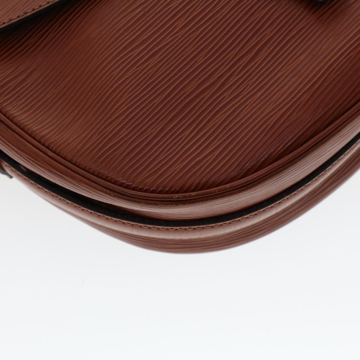 LOUIS VUITTON Epi June Feuille Shoulder Bag Kenya Brown M52153 LV  47955