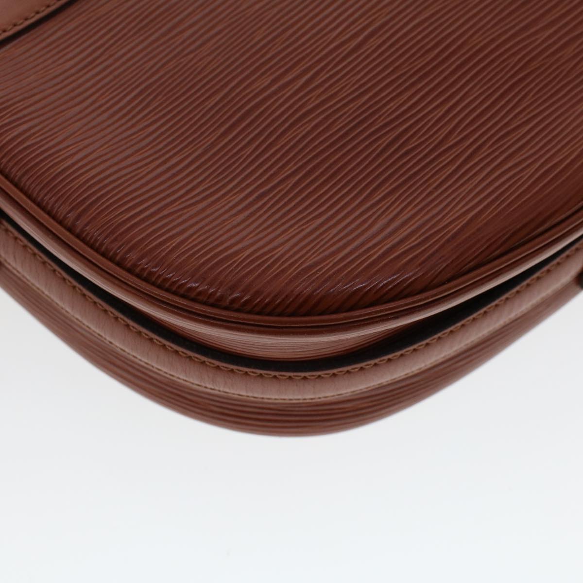 LOUIS VUITTON Epi June Feuille Shoulder Bag Kenya Brown M52153 LV  47955