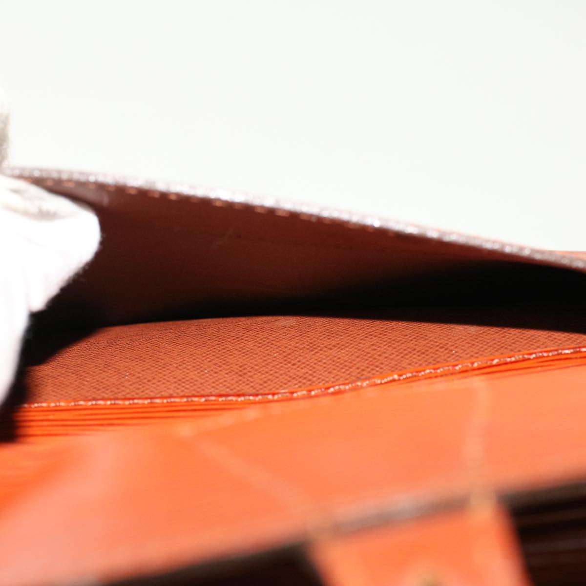 LOUIS VUITTON Epi June Feuille Shoulder Bag Kenya Brown M52153 LV  47955