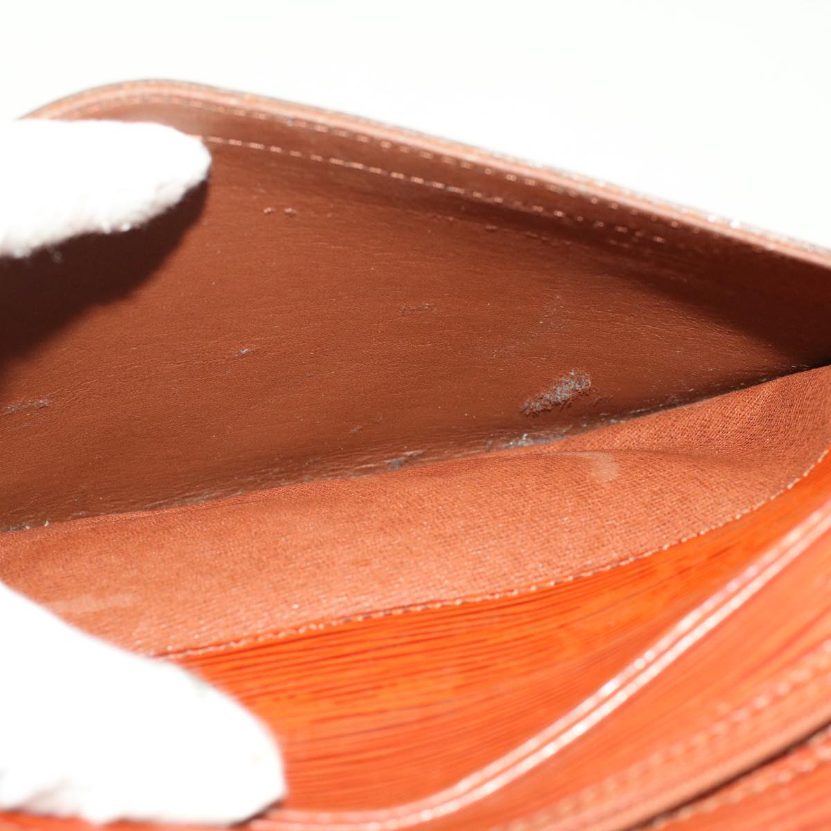 LOUIS VUITTON Epi June Feuille Shoulder Bag Kenya Brown M52153 LV  47955