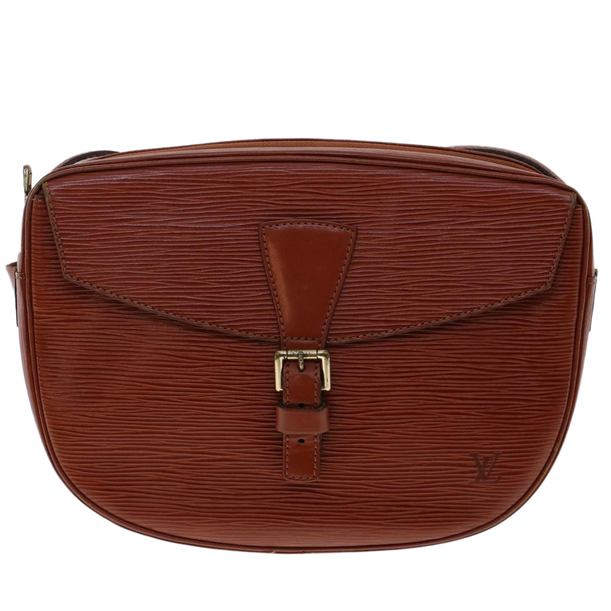LOUIS VUITTON Epi June Feuille Shoulder Bag Kenya Brown M52153 LV  47955