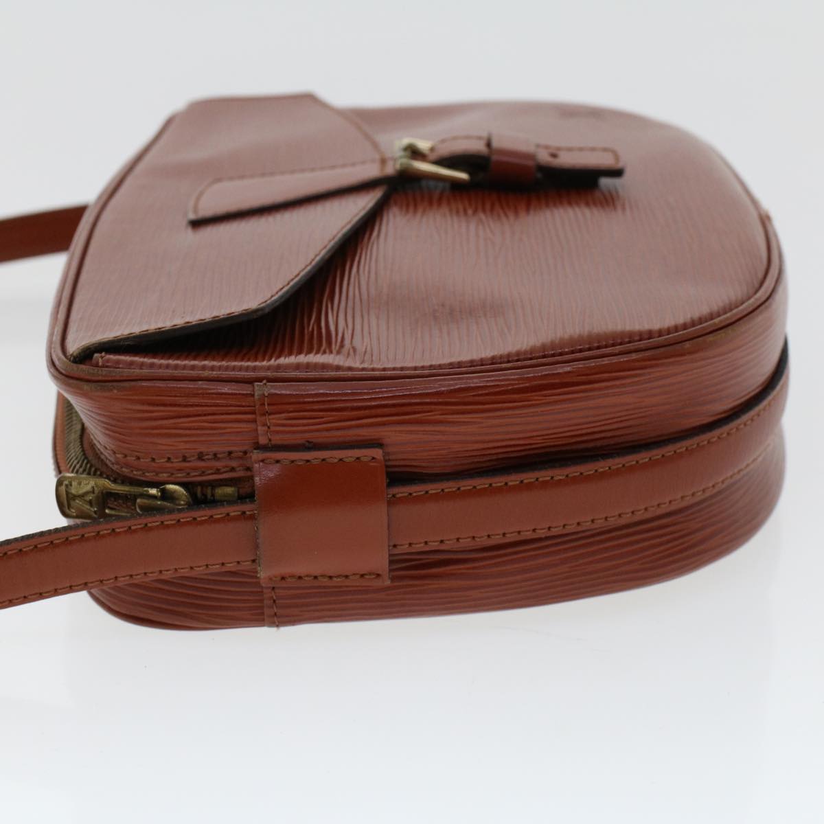 LOUIS VUITTON Epi June Feuille Shoulder Bag Kenya Brown M52153 LV  47955