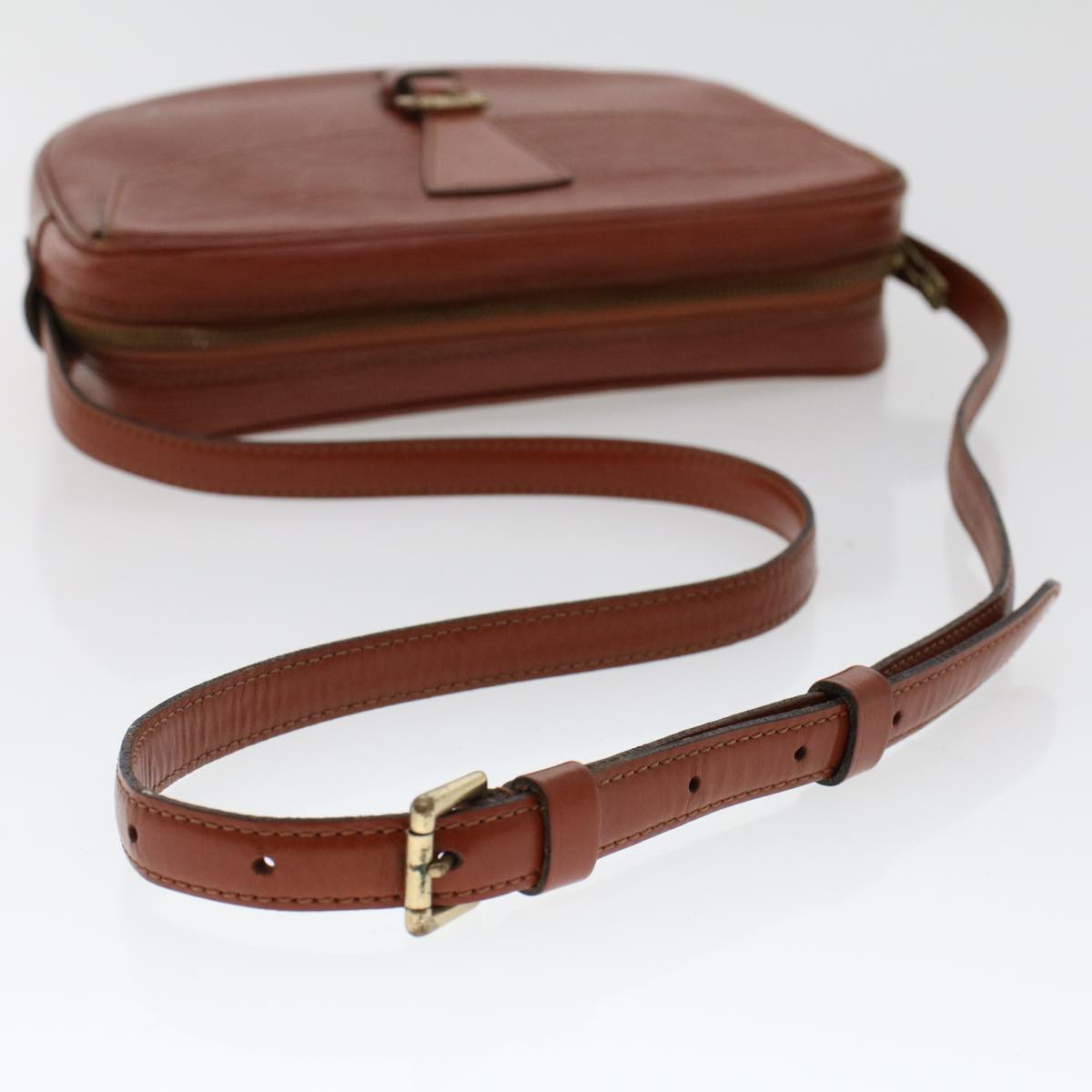 LOUIS VUITTON Epi June Feuille Shoulder Bag Kenya Brown M52153 LV  47955