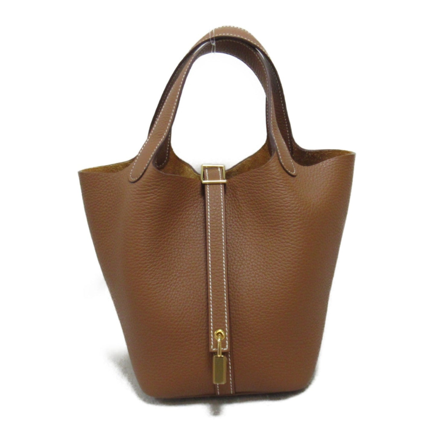 Hermes Picotin Lock PM G Handbag Handbag Leather Triumphant  Brown  056289CC