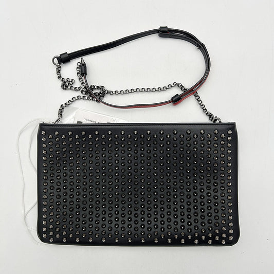 Christian Louboutin Leather Clutch - Black Crossbody Bags, Handbags LA14580