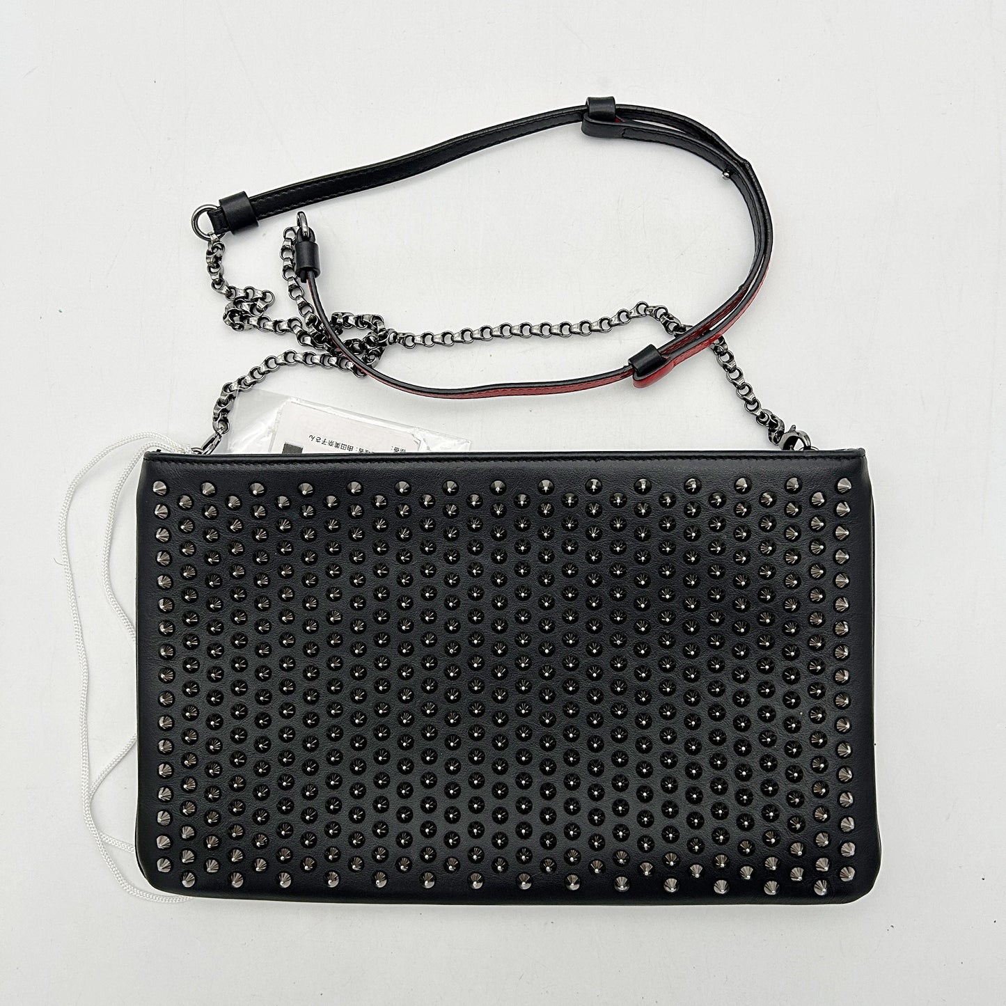 Christian Louboutin Leather Clutch - Black Crossbody Bags, Handbags LA14580