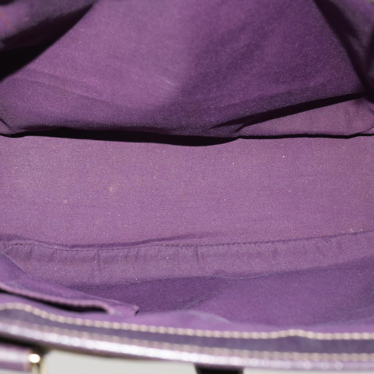 GUCCI GG Canvas Jackie Tote Bag Beige Purple  49056