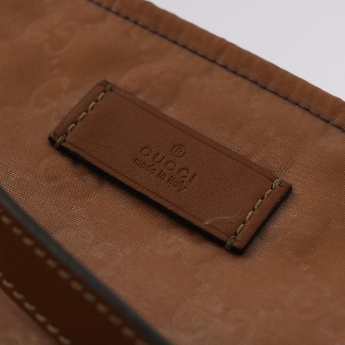GUCCI GG Canvas Shoulder Bag Nylon Pink Brown  49073