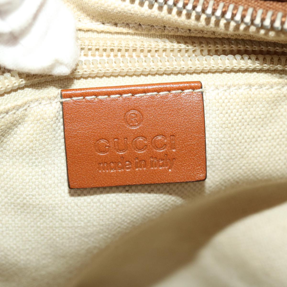 GUCCI GG Canvas Shoulder Bag Nylon Pink Brown  49073